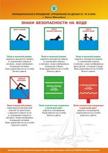 знаки безопасности на воде